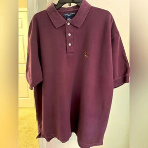 Ivy Crew Classic XXL Men’s short sleeve polo RN#82814. Cotton💯% 3 button Maroon